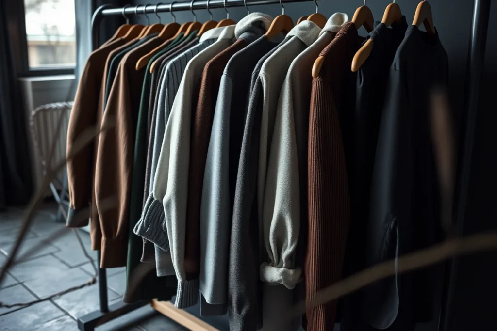 Easy Tall Winter Layering Capsule Wardrobe Building