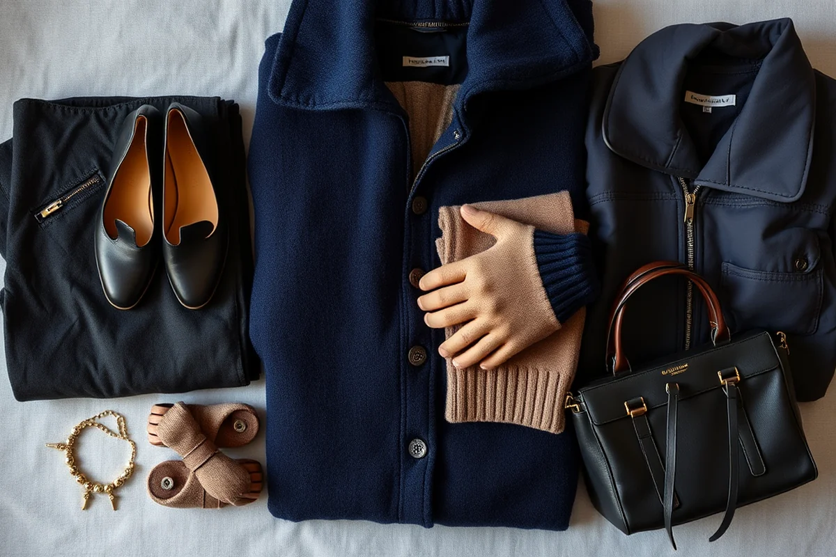 tall winter layering capsule examples — Tall Winter Layering Capsule Examples (the finished result)