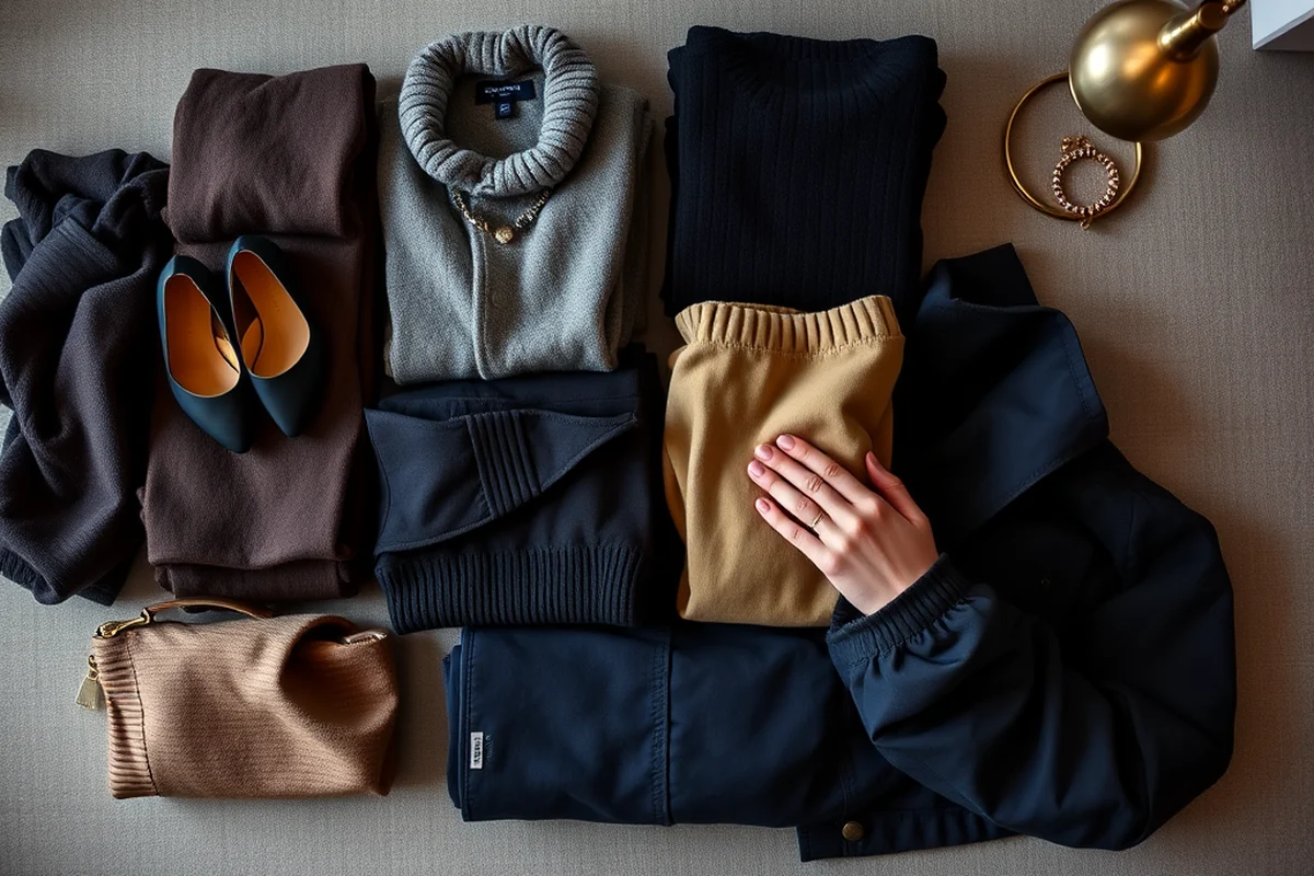 affordable tall winter layering capsule wardrobe building — Affordable Tall Winter Layering Capsule Wardrobe Building (the finished result)